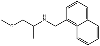 1-甲氧基-N-(萘-1-基甲基)丙-2-胺 结构式