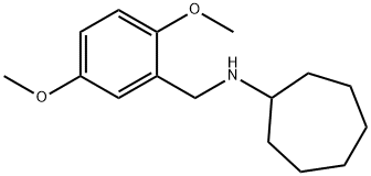 N-(2,5-二甲氧基苄基)环庚胺 结构式