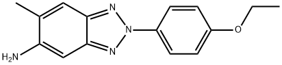 2-(4-乙氧基-苯基)-6-甲基-2H-苯并三唑-5-基胺 结构式