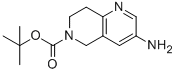 6-BOC-3-氨基-7,8-二氢-5H-[1,6]萘啶 结构式