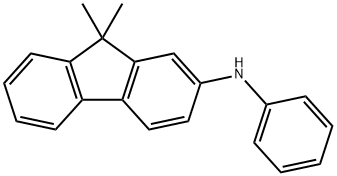 N-苯基-2(9,9-二甲基-9H-芴)胺 结构式