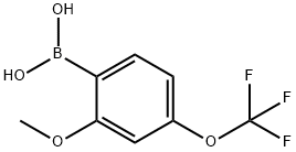 2-甲氧基-4-(三氟甲氧基)苯硼酸 结构式