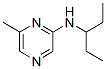 Pyrazinamine, N-(1-ethylpropyl)-6-methyl- (9CI) 结构式