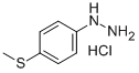 4-甲硫基苯肼盐酸盐 结构式