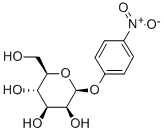 4-硝基苯基-BETA-D-吡喃甘露糖苷 结构式