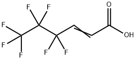 2H,3H-PERFLUOROHEX-2-ENOIC ACID 结构式