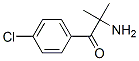 1-Propanone,  2-amino-1-(4-chlorophenyl)-2-methyl- 结构式