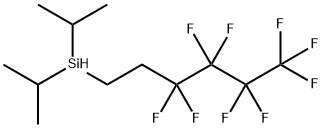 二异丙基(3,3,4,4,5,5,6,6,6-九氟己基)硅烷 结构式