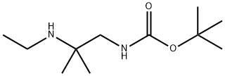 Carbamic acid, [2-(ethylamino)-2-methylpropyl]-, 1,1-dimethylethyl ester (9CI) 结构式