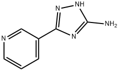5-(吡啶-3-基)-4H-1,2,4-三唑-3-胺 结构式