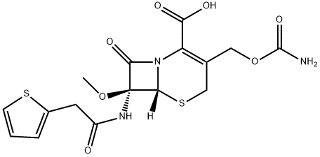 头孢西丁酸 结构式