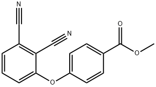 3-(2-METHOXYCARBONYL PHENOXY)-PHTHALONITRILE 结构式