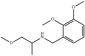 N-(2,3-二甲氧基苄基)-1-甲氧基丙-2-胺 结构式