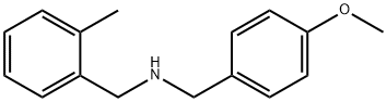 N-(4-甲氧基苄基)-1-(邻甲苯基)甲胺 结构式