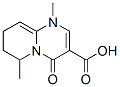 4,6,7,8-Tetrahydro-1,6-dimethyl-4-oxo-1H-pyrido[1,2-a]pyrimidine-3-carboxylic acid 结构式
