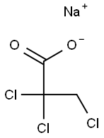 2,2,3-Trichloropropionic acid sodium salt 结构式