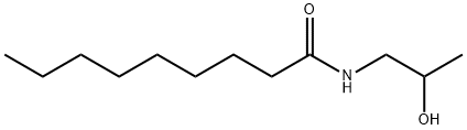 N-(3-Hydroxypropyl)nonanamide 结构式