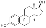 ESTRA-1,3,5(10),7-TETRAENE-3,17BETA-DIOL 结构式