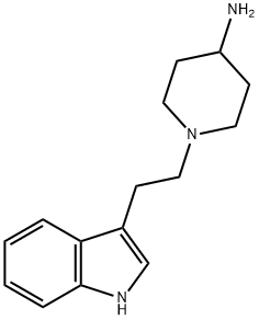 4-氨基-1-(2-吲哚-3-基乙基)哌啶 结构式