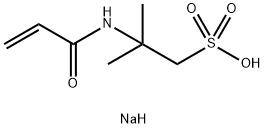 2-甲基-2-[(1-氧代-2-丙烯基)氨基]-1-丙基磺酸单钠盐的均聚物 结构式
