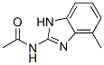 Acetamide, N-(4-methyl-1H-benzimidazol-2-yl)- (9CI) 结构式