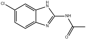 N-(6-CHLORO-1H-BENZO[D]IMIDAZOL-2-YL)ACETAMIDE 结构式