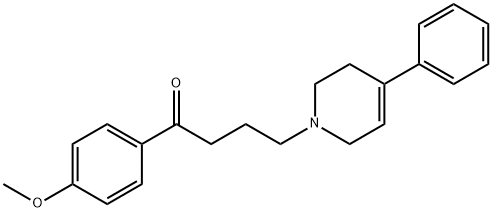 4-(3,6-Dihydro-4-phenylpyridin-1(2H)-yl)-1-(4-methoxyphenyl)-1-butanone 结构式