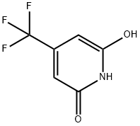 4-三氟甲基-吡啶-2,6-二醇 结构式