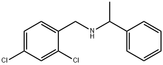 (2,4-DICHLORO-BENZYL)-(1-PHENYL-ETHYL)-AMINE 结构式