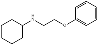 N-(2-phenoxyethyl)cyclohexanamine 结构式