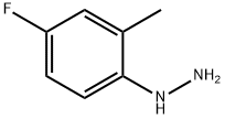 (4-氟-2-甲基苯基)肼 结构式