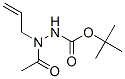 Hydrazinecarboxylic acid, 2-acetyl-2-(2-propenyl)-, 1,1-dimethylethyl ester 结构式