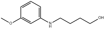 4-(3-METHOXY-PHENYLAMINO)-BUTAN-1-OL 结构式