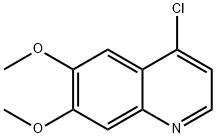4-氯 -6,7-二甲氧基喹啉 结构式