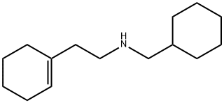 [2-(cyclohex-1-en-1-yl)ethyl](cyclohexylmethyl)amine 结构式