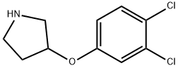 3-(3,4-DICHLOROPHENOXY)PYRROLIDINE 结构式