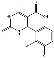 4-(2,3-Dichlorophenyl)-1,2,3,4-tetrahydro-6-methyl-2-oxo-5-pyrimidinecarboxylic 结构式