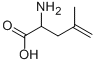 2-amino-4-methyl-pent-4-enoic acid 结构式