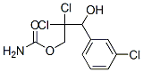 1-(m-Chlorophenyl)-2,2-dichloro-1,3-propanediol 3-carbamate 结构式