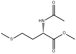 N-乙酰基-L-蛋氨酸甲酯 结构式