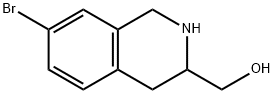 (7-溴-1,2,3,4-四氢-异喹啉-3-基)-甲醇 结构式