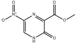 Pyrazinecarboxylic acid, 3,4-dihydro-6-nitro-3-oxo-, methyl ester (9CI) 结构式