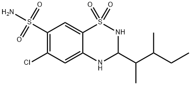 美布噻嗪 结构式