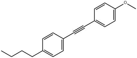 1-丁基-4-[2-(4-甲氧苯基)乙炔基]苯 结构式