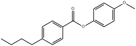 p-Butylbenzoic acid p-methoxyphenyl ester 结构式