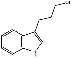 吲哚-3-丙醇 结构式
