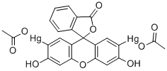 乙酸汞荧光素 结构式
