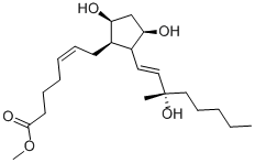 15(S)-15-甲基前列腺素 结构式