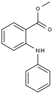 2-氨基苯甲酸甲酯 结构式