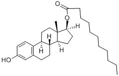 十一酸雌二醇 结构式